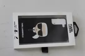 Mobiliojo telefono apsauginis dėklas Karl Lagerfeld KLHCS22MSLKHBK juodas