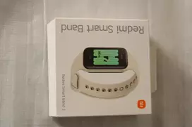 IŠPARDAVIMAS. Xiaomi Redmi Smart Band 2 | Kūno rengybos apyrankė | Liečiamas ekranas | Širdies ritmo matuoklis | Atspari vandeniui | Bluetooth | NAUDOTA, BE ĮKROVIKLIO | Dramblio kaulo spalva