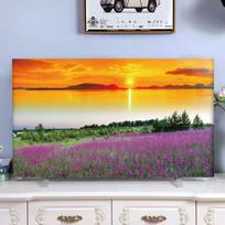 Universalus LCD televizoriaus dulkių užvalkalas, daugkartinio naudojimo ir skalbiamas audinys 91x57cm blue