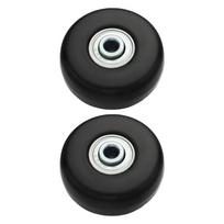 1 Pair Suitcase Repair Casters Mute Swivel Caster Wheels with Metal Bearings Axles Screw Trolley Case Wheels Deluxe Repair Tool