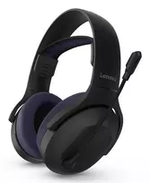 Lenovo Legion H410 Belaidės ausinės su mikrofonu, USB Type-C, Bluetooth, juodos, violetinės