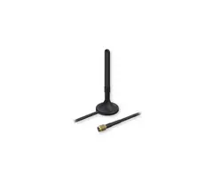 Kryptinė antena TELTONIKA 5G Mobile Magnetic SMA Antena 3,6 dBi, 0,617-0,96 / 1,4-2,69 / 3,3-5,9 GHz, SMA vyriškas