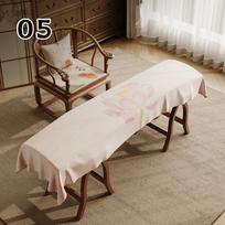 Lotus Printed Guzheng Cover Chinese Zither Dust Proof Protector Elegant Flannel Soft Piano Keyboard Cover for Women Home Decor 65X140cm