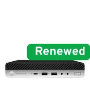 Mini stalinis kompiuteris HP ProDesk 600 G4 Renew — Intel Core i3-8100T, 8GB RAM, 128GB SSD, Intel UHD Graphics 630