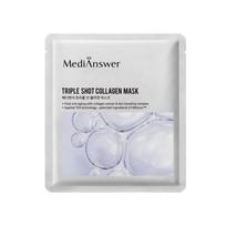 Medianswer Triple Shot Collagen Mask 8 Sheets Elasticity and Deep Hydrating Hydrogel Sheet Mask