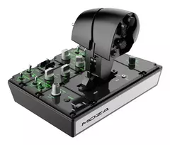 Moza Racing MTP droselio skydelis, juodas, metalinis, 15 bitų, 277 mm, 194 mm, 216 mm