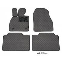 Odiniai kilimėliai QuiltyMats VOLVO XC60 2018→ (Pilkos spalvos - Pilkais dygsniais)