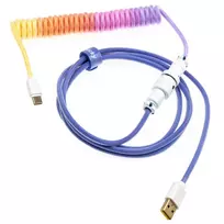Ducky Premicord Afterglow spiralinis laidas, USB Type-C į Type-A - 1,8 m