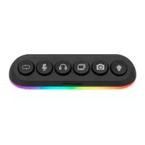 Streamplify HUB DECK 5 Juodas USB 2.0 USB 3.0 24W 1,8m