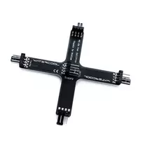 Radiatoriaus skirstytuvas Watercool MO-RA X-Splitter, skirtas Noctua NF-A20 ventiliatoriams