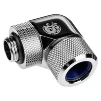 Žalvarinis vamzdelis aušinimo sistemai BitsPower BP-E90RMLA14 — 14 mm skersmuo, sidabrinis