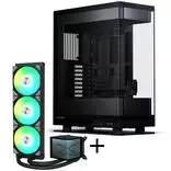 PHANTEKS Evolv X2 + TRYX PANORAMA ARGB pilnas skysčio aušinimas - juoda, 360mm