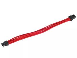 Prailginimo kabelis PCI-E 6pin SilverStone SST-PP07-IDE6R 0,25 m raudonas