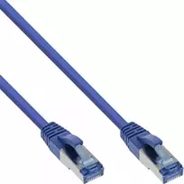 InLine Patch Laidas S/FTP PiMF Cat.6A be halogenų 500MHz mėlynas 0,5m