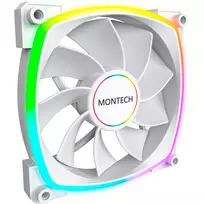 Montech RX140 PWM 140 mm ARGB korpuso ventiliatorius - Baltas