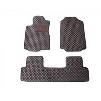 Odiniai kilimėliai QuiltyMats HONDA CR-V  (USA) 2012-2016 (Juodos spalvos - Raudonais dygsniais)