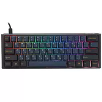 Mechaninė žaidimų klaviatūra Ducky One 3 Pro Mini — 60% hot-swap, 8000Hz, RGB, Cherry MX Speed Silver