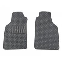 Odiniai kilimėliai QuiltyMats LIGIER JS50 2012→ (Juodos spalvos - Pilkais dygsniais)