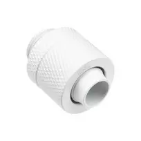 Alphacool 17626 žalvarinė jungtis balta 27 mm aukštis 20 mm skersmuo