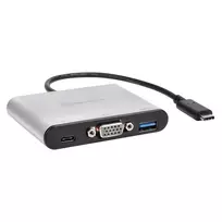 Išorinis vaizdo adapteris SILVERSTONE CH7517 USB-C į VGA