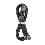 CableMod C-Series Pro ModMesh 16 kontaktų į 2×8 kontaktų pintas laidas Corsair Type 4 ir 3 maitinimo šaltiniams, 60 cm, juodas