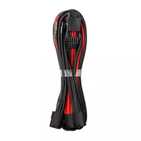 CableMod PRO ModMesh 12VHPWR į 3x PCI-e laidas - 45 cm, juodas/raudonas
