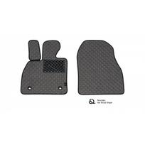 Odiniai kilimėliai QuiltyMats OPEL TIGRA (Cabrio) 2004-2009 (Pilkos spalvos - Pilkais dygsniais)