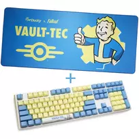 Ducky x Fallout Vault-Tec riboto leidimo One 3 žaidimų klaviatūra + kilimėlis – MX-Brown (US)