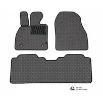 Odiniai kilimėliai QuiltyMats PEUGEOT EXPERT 2016→ (2 eilės) (Pilkos spalvos - Pilkais dygsniais)