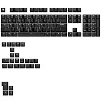 Glorious GPBT Basics klaviatūros mygtukai, ANSI išdėstymas, PBT, Dy