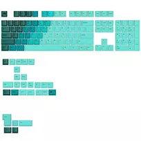 Glorious GPBT Gradient Rainforest ANSI išdėstymo PBT dažų sublimacijos klaviatūros dangteliai
