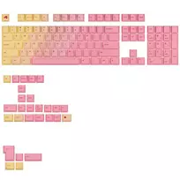 Rinkinys klavišų GLORIOUS GPBT Gradient Grapefruit ANSI išdėstymas PBT dažų sublimacijos