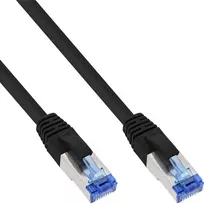 InLine Patch Laidas S/FTP PiMF Cat.6A halogen free 500MHz juodas 3m