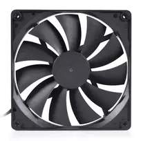 Ventiliatorius Alphacool Core 140mm 24853 14 cm Juodas 2000 RPM Hidraulinis