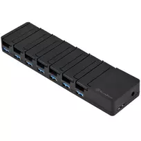 USB 3.1 Gen 1 stalinis USB skirstytuvas SILVERSTONE SST-UC03B-PRO – 7 USB prievadų