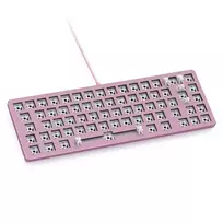 Mechaninė klaviatūra Triton GMMK 2 65% USB laidinė mechaninė RGB 67 klavišų JAV anglų rožinė