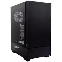 InWin Modfree Base didelis korpusas su grūdintu stiklu - juoda