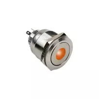 DimasTech vandal-proof mygtukas 25 mm Silverline Dot RGB PD216