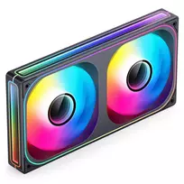 Aušinimo ventiliatorius Jonsbo ZB-240 240mm ARGB PWM juodas — Infinity Mirror dizainas