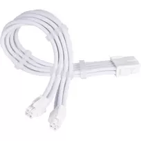 Prailginimo laidas maitinimo šaltiniui SILVERSTONE EPS 12V 8 kontaktų (30 cm) baltas SST-PP07E-EPS8W-V2