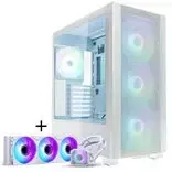 PHANTEKS XT Pro Ultra grūdinto stiklo langai, D-RGB + Glacier One 360M25 Gen2 DRGB, 360 mm, rinkinys – baltas