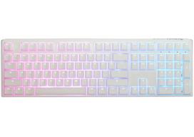 Ducky One 3 Classic mechaninė klaviatūra, gaming, USB, US English, balta, RGB