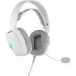 Ausinės QPAD GAMIAC HS71 laidinės, ausinė juosta, USB Type-C, apgaubiančios, 20–20000 Hz, 2,2 m kabelis, balta