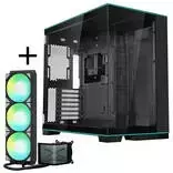 Lian Li O11D EVO RGB + TRYX PANORAMA SE ARGB pilnas skysčio aušinimas - juoda, 360 mm