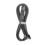 CableMod C-Series Pro ModMesh 16 kontaktų į 2×8 kontaktų pintas maitinimo laidas Corsair Type 3/4 maitinimo blokams, anglies spalvos, 60 cm