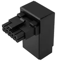 Kolink Core Pro 12V-2x6 90 laipsnių adapteris - Tipas 2, Juodas
