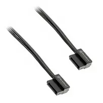SilverStone SST-CP11B itin žemo profilio SATA kabelis – 50 cm, juodas