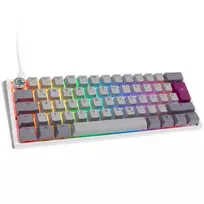 Ducky One 3 Mist Grey Mini žaidimų klaviatūra, RGB LED - MX-Red