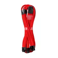 CableMod C-Series PRO ModMesh 12VHPWR į 3x PCI-e laidas, skirtas Corsair - 60 cm, raudonas