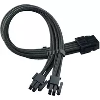 SilverStone SST-PP07E-EPS8B juodas pailginimo kabelis EPS 8 kontaktų – EPS/ATX 4+4 kontaktų, 30 cm